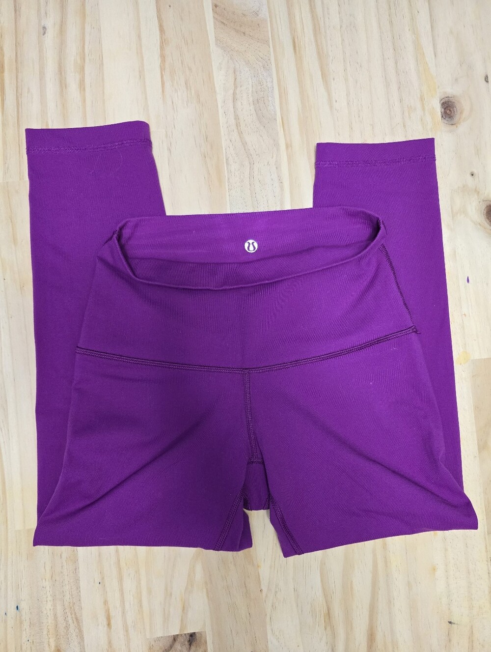 Lululemon High-Waist Magenta Active Leggings